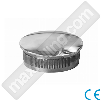 Тапа за тръба Ø50,8х1,5мм. Неръждаема стомана AISI 304. Огледална.